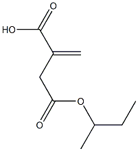 2-メチレンこはく酸4-sec-ブチル 化學(xué)構(gòu)造式