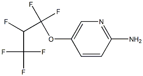2-Amino-5-(1,1,2,3,3,3-hexafluoropropyloxy)pyridine Struktur