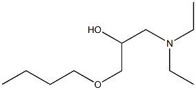 1-Diethylamino-3-butoxy-2-propanol Struktur