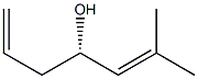 (S)-6-methylhepta-1,5-dien-4-ol Struktur