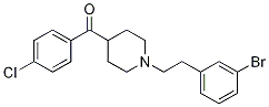 (1-(3-broMophenethyl)piperidin-4-yl)(4-chlorophenyl)Methanone Struktur