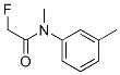2-Fluoro-N-methyl-N-m-tolylacetamide Struktur