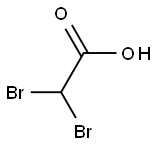 2,2-dibromoacetic acid Struktur