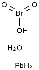 Lead(II) bromate monohydrate. Struktur