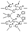 Dimethylsilylbis(tetramethylcyclopentadienyl)zirconium dichloride Structure