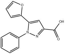 5-(2-FURYL)-1-PHENYL-1H-PYRAZOLE-3-CARBOXYLIC ACID price.