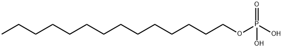 tetradecyl dihydrogen phosphate  Struktur