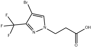 3-[4-Bromo-3-(trifluoromethyl)-1H-pyrazol-1-yl]propanoic acid price.