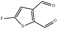 5-氟噻吩-2,3-二甲醛 結(jié)構(gòu)式