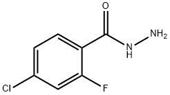 2-氟-4-氯-苯甲酰肼 結(jié)構(gòu)式