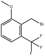 2-METHOXY-6-(TRIFLUOROMETHYL)BENZYL BROMIDE Struktur