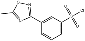 3-(5-METHYL-1,2,4-OXADIAZOL-3-YL)BENZENESULFONYL CHLORIDE price.