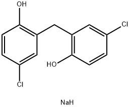 SODIUM HYDROGEN 2,2'-METHYLENEBIS[4-CHLOROPHENOLATE] 結(jié)構(gòu)式