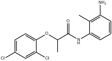 N-(3-Amino-2-methylphenyl)-2-(2,4-dichlorophenoxy)propanamide Struktur