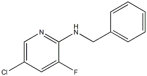 N-Benzyl-5-chloro-3-fluoropyridin-2-amine Struktur