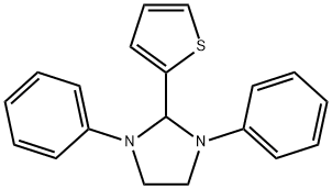 1,3-Diphenyl-2-(thiophen-2-yl)imidazolidine Struktur