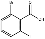 2-Bromo-6-iodo-benzoic acid Struktur