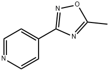 5-METHYL-3-PYRIDIN-4-YL-1,2,4-OXADIAZOLE Struktur
