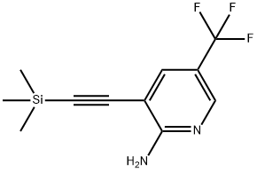 5-(三氟甲基)-3-((三甲基甲硅烷基)乙炔基)吡啶-2-胺