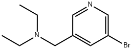 N-((5-溴吡啶-3-基)甲基)-N-乙基乙胺 結(jié)構(gòu)式