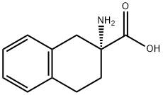 (R)-2-氨基-1,2,3,4-四氫萘-2-羧酸 結(jié)構(gòu)式