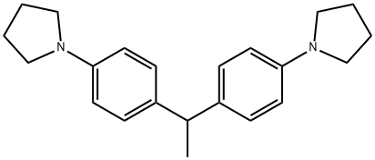 1,1'-[Ethylidenebis(4,1-phenylene)]bispyrrolidine Struktur