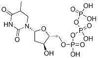 5,6-dihydrothymidine 5'-triphosphate Struktur
