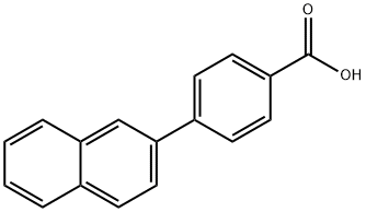 4-(Naphthalen-2-yl)benzoic acid Struktur