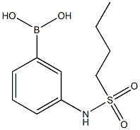 3-(Butylsulfonamido)phenylboronic acid Struktur