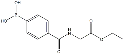 Ethyl (4-boronobenzoylaMino)acetate Struktur