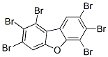 1,2,3,6,7,8-HEXABROMODIBENZOFURAN Struktur