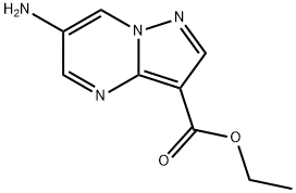 6-氨基吡唑[1,5-A]嘧啶-3-羧酸乙酯 結(jié)構(gòu)式