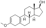 (17B)-3-甲氧基雌甾-2,5(10)-二烯-17-醇 結(jié)構(gòu)式
