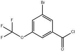 3-溴-5-(三氟甲氧基)苯甲酰氯 結(jié)構(gòu)式