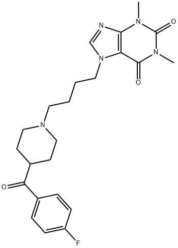 哌丁茶堿 結(jié)構(gòu)式