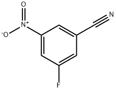 3-FLUORO-5-NITROBENZONITRILE Struktur