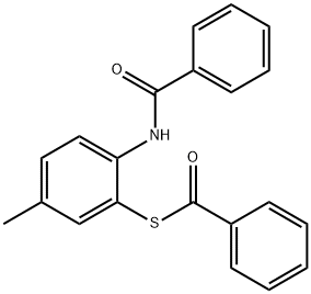 S-(2-BenzoylaMino-5-Methylphenyl)thiobenzoate Struktur