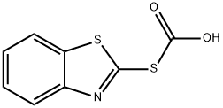 Carbonothioic acid, S-2-benzothiazolyl ester (9CI) Struktur
