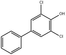 4-羥基-3,5-二氯聯(lián)苯醚 結(jié)構(gòu)式