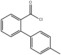 4'-Methylbiphenyl-2-carbonyl chloride Struktur