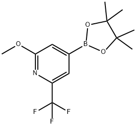 2-Methoxy-4-(4,4,5,5-tetramethyl-1,3,2-dioxaborolan-2-yl)-6-(trifluoromethyl)pyridine