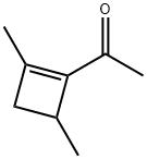 Ethanone, 1-(2,4-dimethyl-1-cyclobuten-1-yl)- (9CI) Struktur