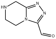 5,6,7,8-Tetrahydro-[1,2,4]triazolo[4,3-a]pyrazine-3-carbaldehyde Struktur