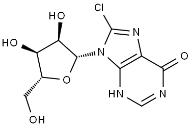 8-CHLOROINOSINE Struktur