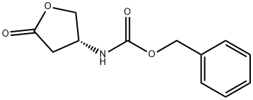 (R)-5-氧代四氫呋喃-3-氨基甲酸芐酯 結構式