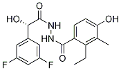 (alphaS)-3,5-difluoro-alpha-hydroxybenzeneacetic acid 2-(2-ethyl-4-hydroxy-3-methylbenzoyl)hydrazide