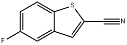 5-Fluoro-1-benzothiophene-2-carbonitrile Struktur