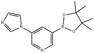 3-(1H-imidazol-1-yl)-5-(4,4,5,5-tetramethyl-1,3,2-dioxaborolan-2-yl)pyridine