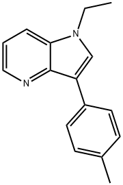 1-ethyl-3-p-tolyl-1H-pyrrolo[3,2-b]pyridine Struktur