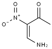 3-Buten-2-one, 4-amino-3-nitro-, (E)- (9CI) Struktur